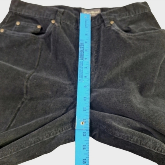 Eddie Bauer Men 34x32 Black 5-pocket 100% Cotton Corduroy Pants - Picture 8 of 10